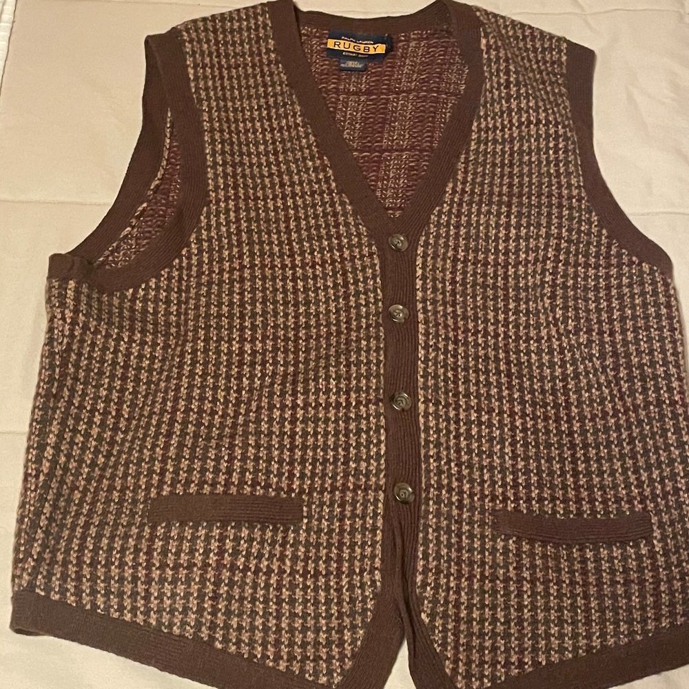 Rugby Ralph Lauren Wool Vest - SIZE L